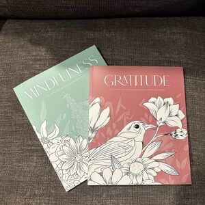 Mindfulness and Gratitude Coloring Journals